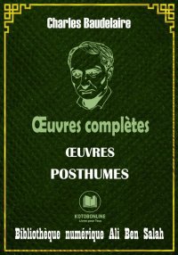 Charles Baudelaire, Œuvres com...